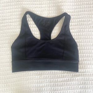 Saski collection black Racerback sports bra size Medium